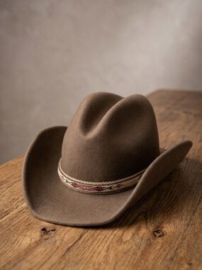 Bailey Durango Brown Western Lite Felt Cowboy Hat with Decorative Band XL